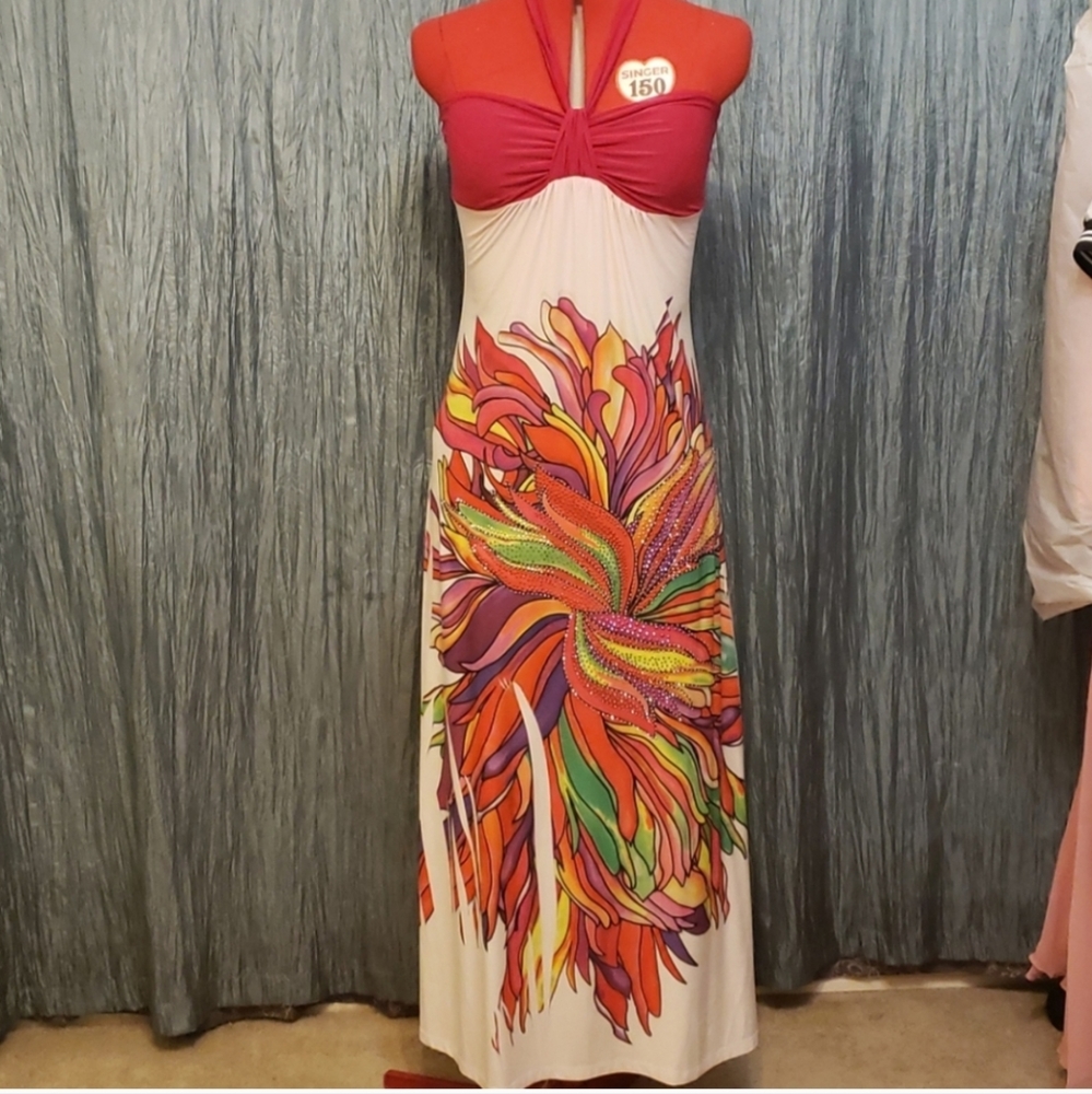 Halter maxi dress 👗